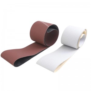 Narrow sanding belts